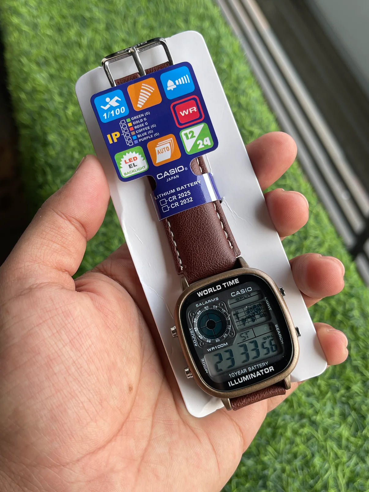 Ethereal Casiio World Time Illuminator Digital Watch
