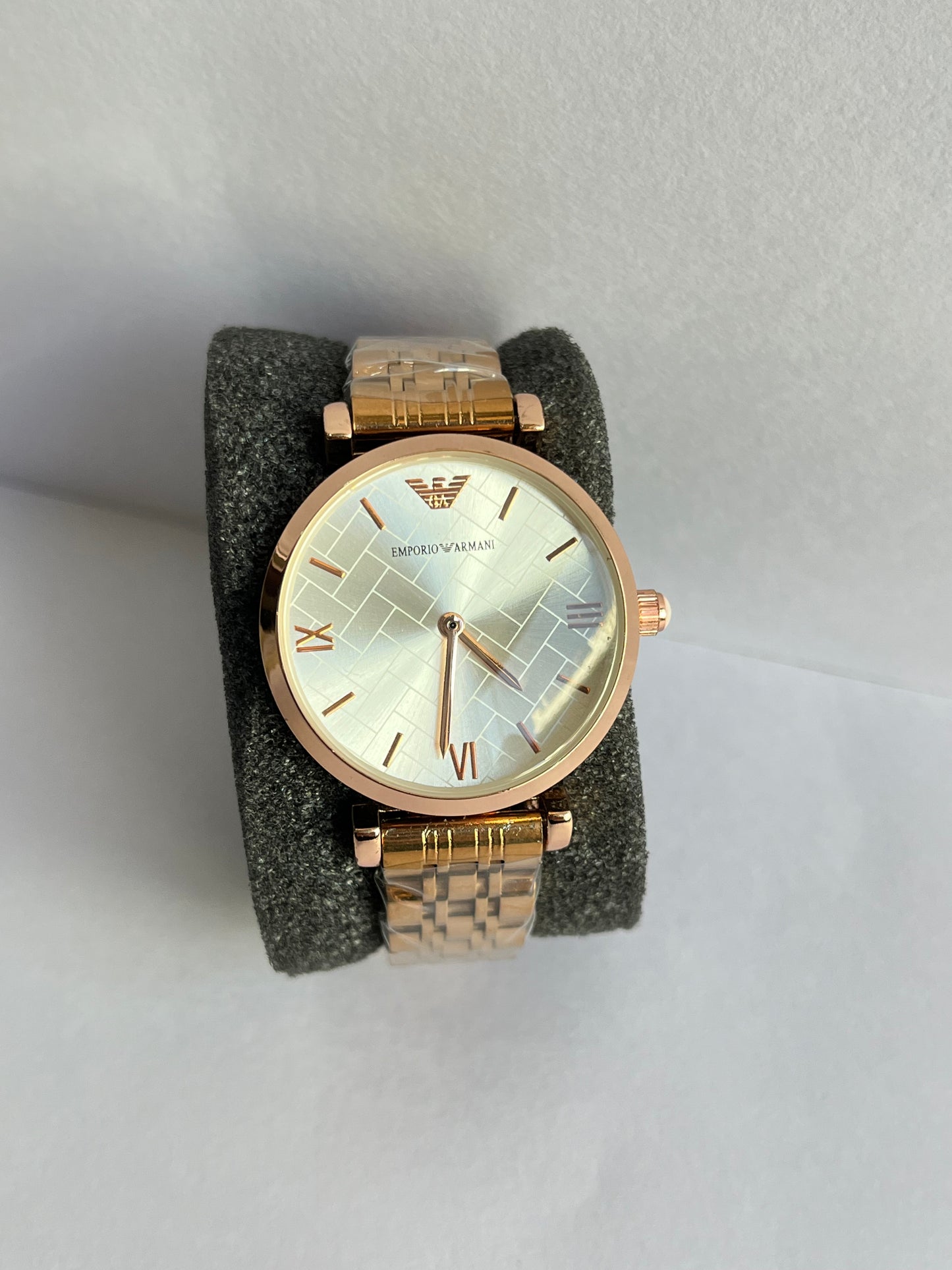 Ethereal Luxury Gold Dial Stainless Steel Watch for Women