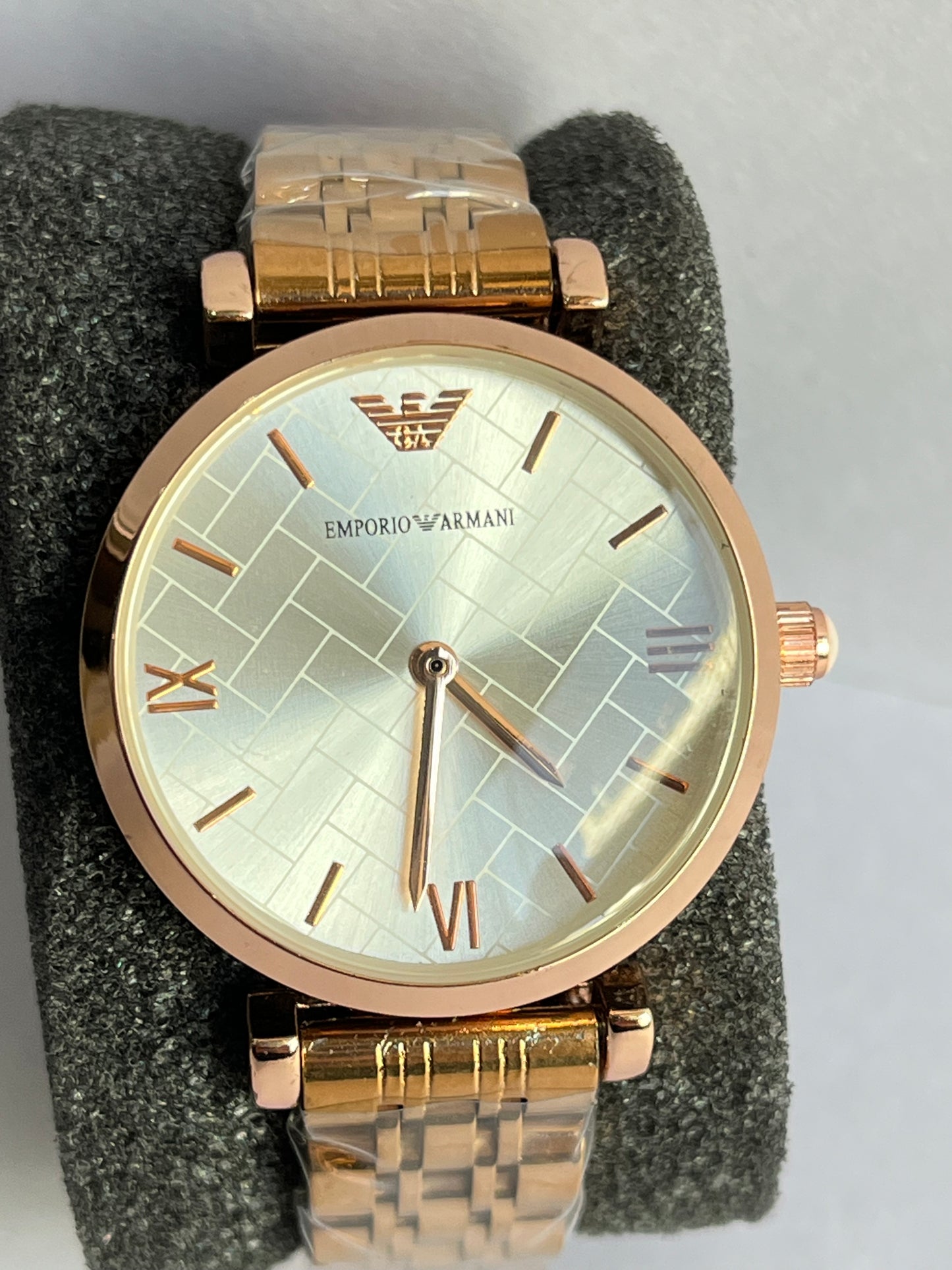 Ethereal Luxury Gold Dial Stainless Steel Watch for Women