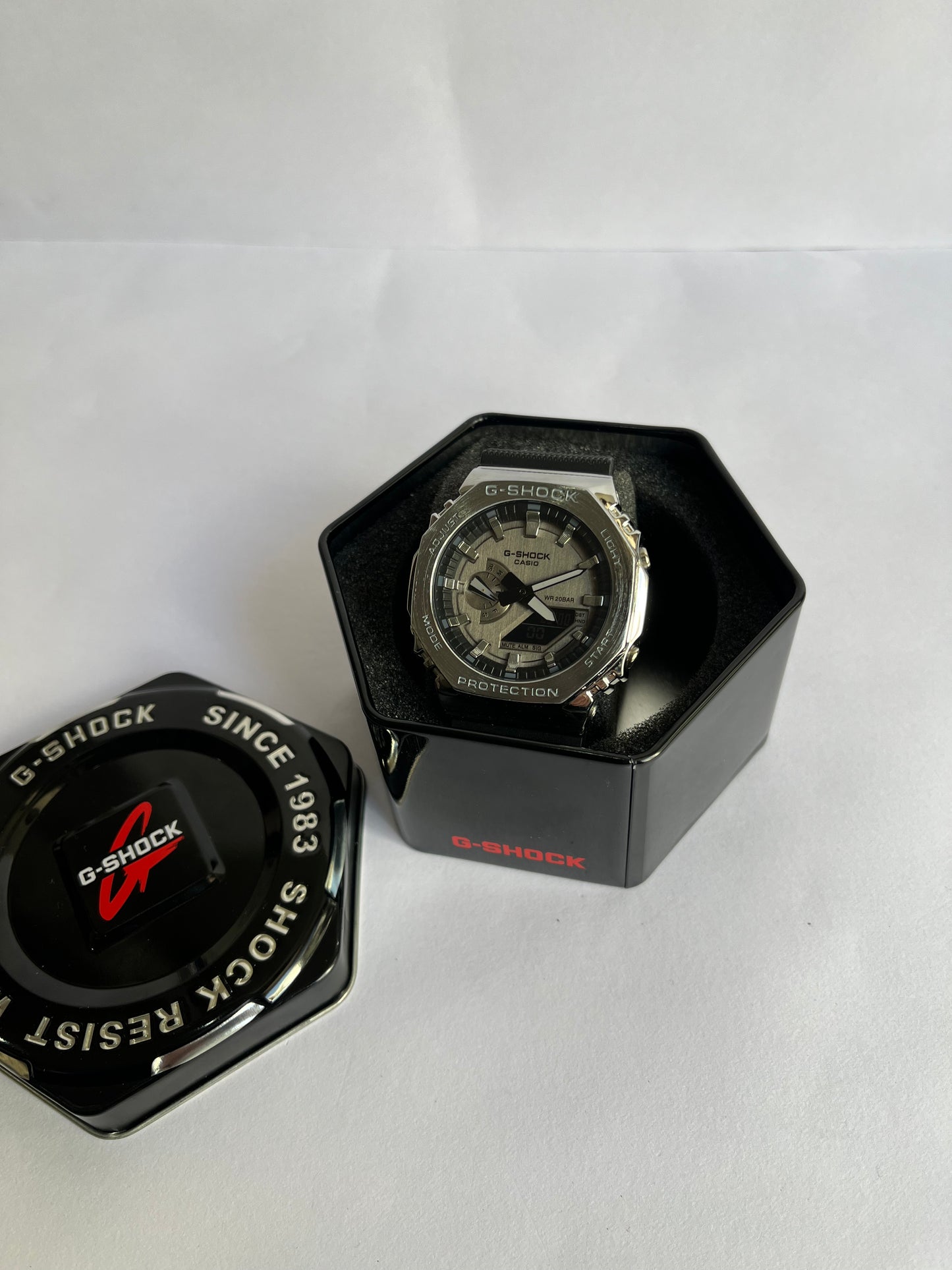 Casio G-Shock Tough Solar Bluetooth Analog-Digital Watch with Stainless Steel Case